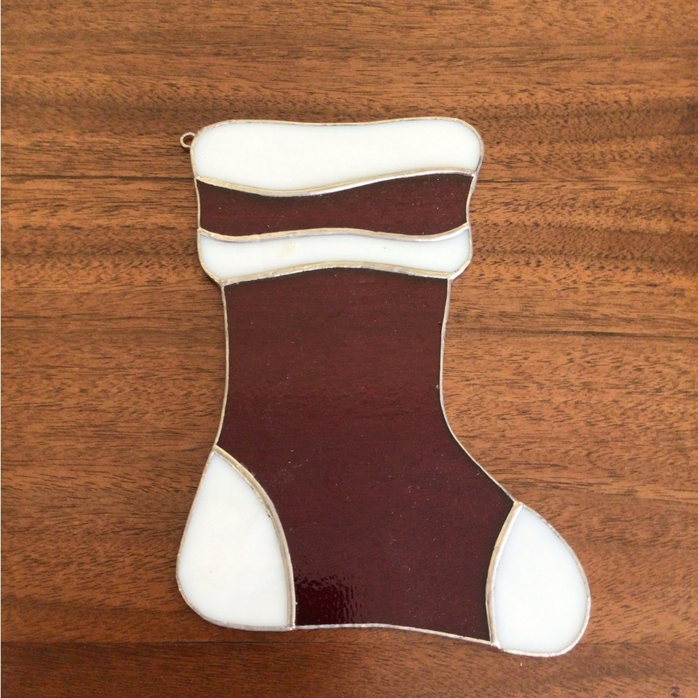 Stained Glass Christmas Stocking